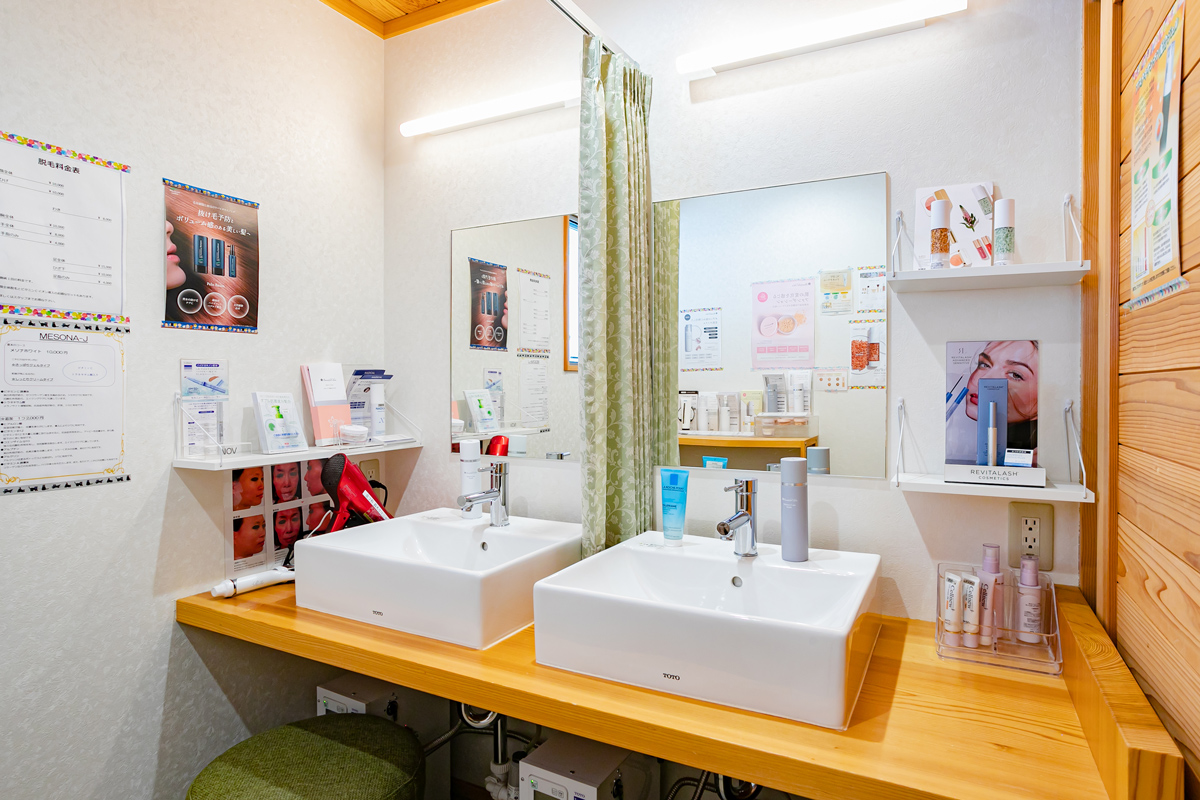 パウダールームの写真